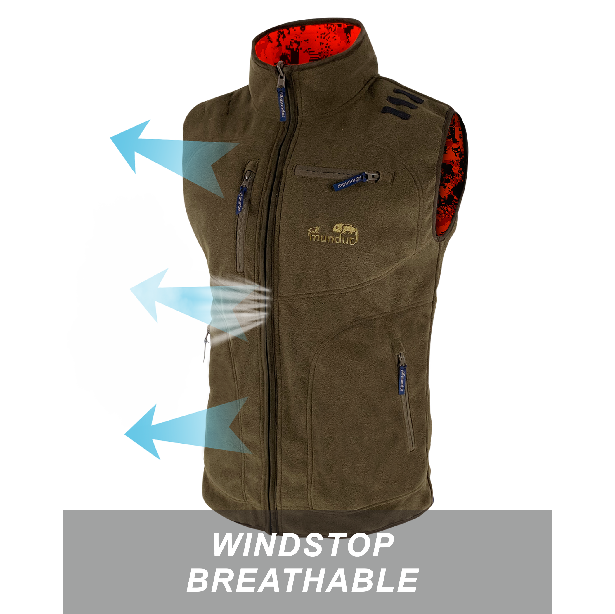 Rondane Reversible Wool Hunting Vest