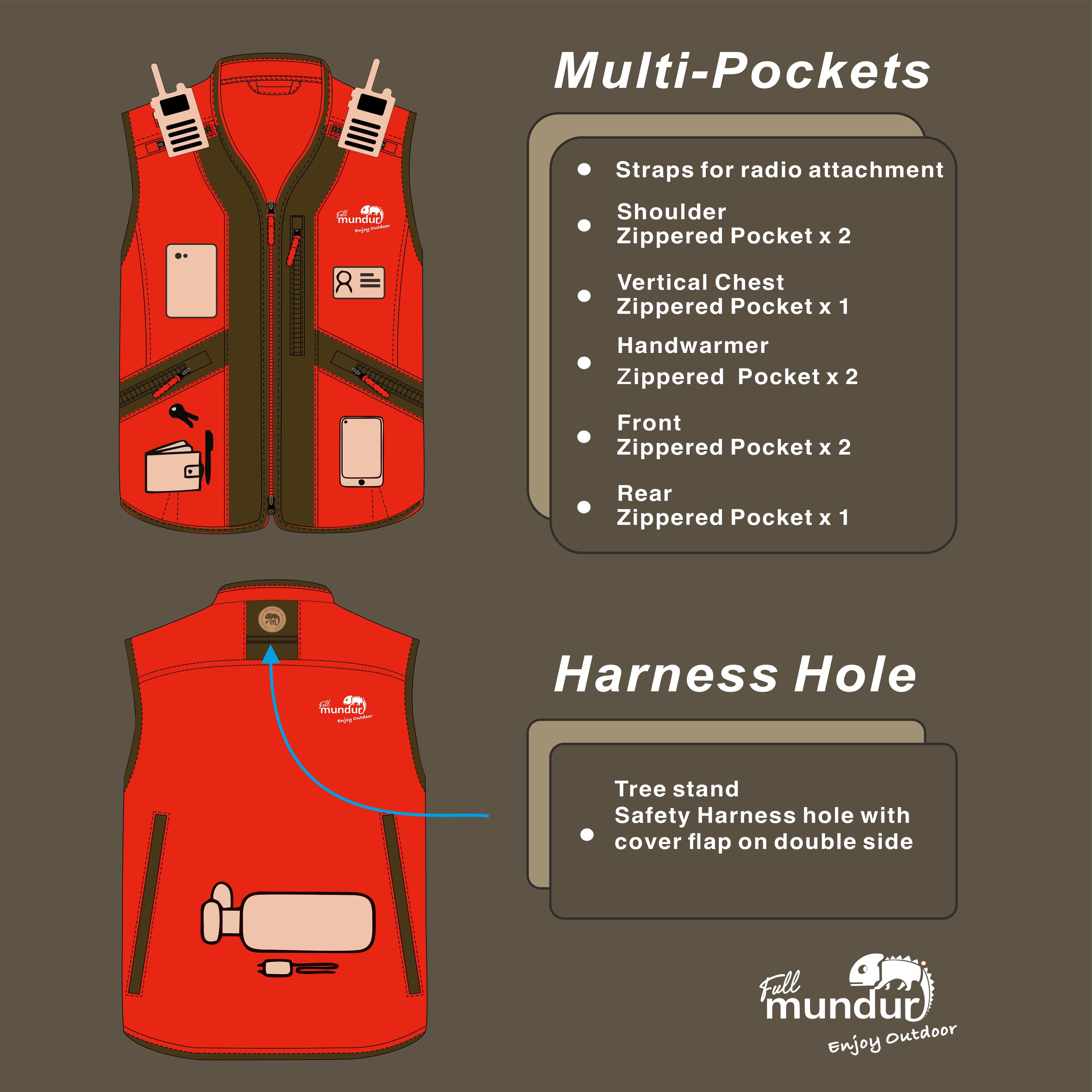 Atenze hunting vest